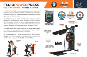 Fluid Power Zone - Fluid Power Press - Squat to Overhead Press - NEW