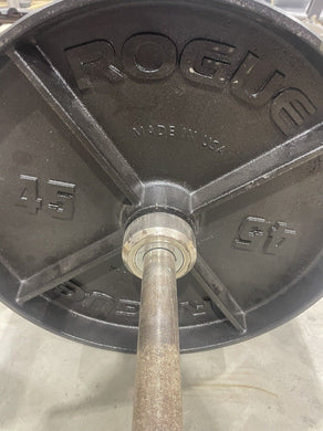 Rogue Power Lifting Deep Dish 45 lb Olympic Plates x 12 (540 lbs)